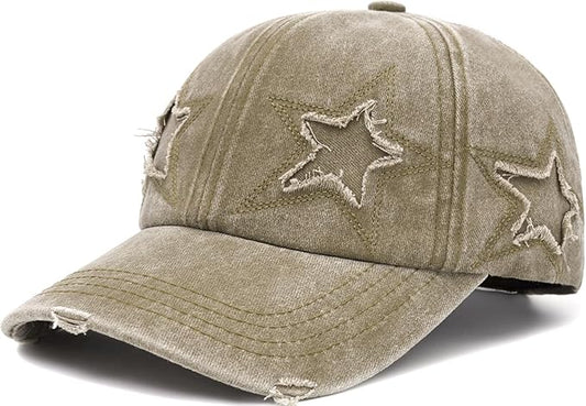YeeHeen Vintage Washed Distressed Baseball Cap for Women Men Adjustable Sports Hat