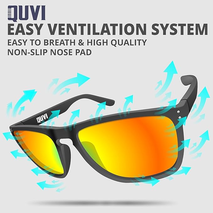 Polarized Sunglasses for Men | UV Protection Mens Sunglasses for Driving Sports Sunglasses for Men Fishing Golf Cycling