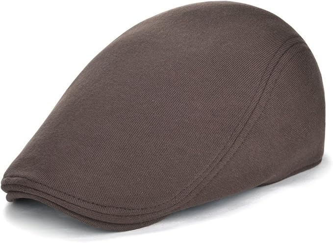 VOBOOM Men's Cotton Flat Ivy Gatsby Newsboy Driving Hat Cap