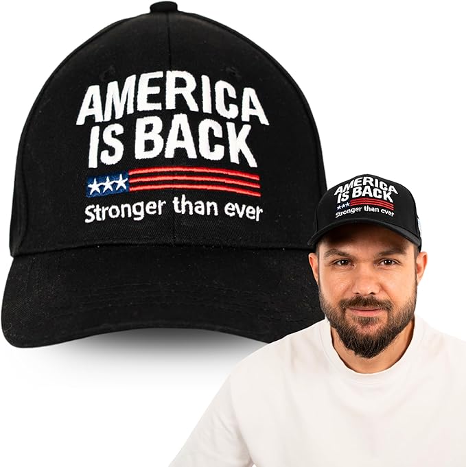 Zadin American Flag Hat for Men Women, USA Hats Baseball Cap, Patriotic Caps Outfit Accessories, Trucker Apparel