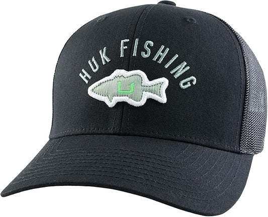 HUK Men's Trucker, Anti-Glare Snapback Fishing Hat