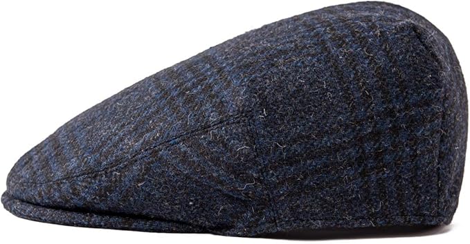 Men's Wool Tweed Newsboy Ivy Cap Gatsby Golf Flat Hat