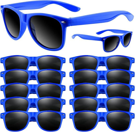 ASTARON Black Sunglasses Bulk, 6/12/24/48 Pack Sunglasses Party Favors for Summer Beach Pool Birthday Wedding Party Supplies