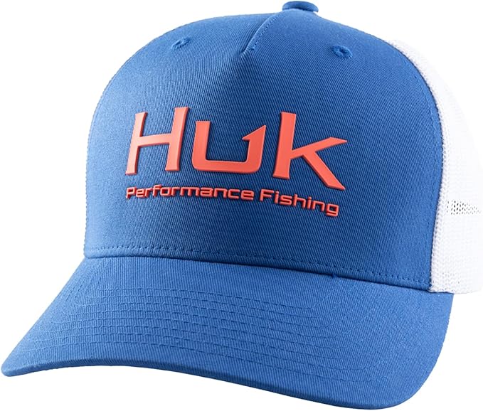 HUK Men's Trucker, Anti-Glare Snapback Fishing Hat