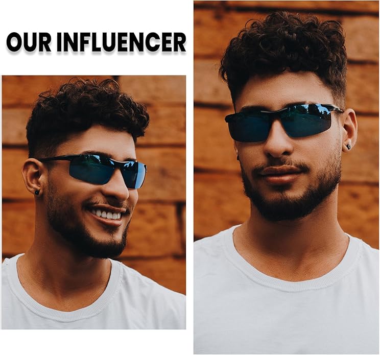 DUCO Mens Sunglasses Polarized Sports Fishing Running Driving Carbon Fiber Sunglasses for Men UV400 Protection DC8277