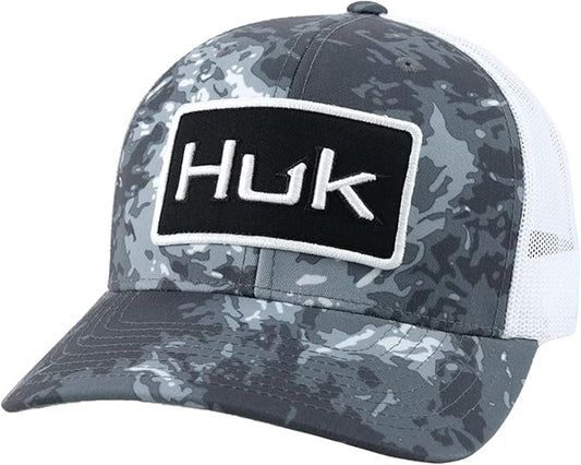 HUK Men's Trucker, Anti-Glare Snapback Fishing Hat