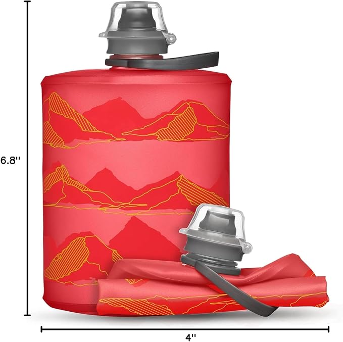HydraPak Stow Collapsible Water Bottle – 350ml, 500ml, 1L – Ultralight, Leak-Proof, BPA-Free, Filter Compatible Travel & Hiking Flask