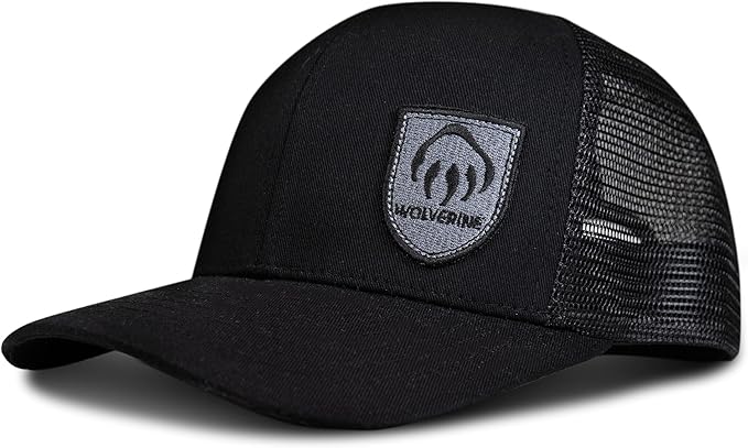 Wolverine Trucker Hat | Mesh Back | Snapback | Adjustable | Rugged | Durable | Workwear
