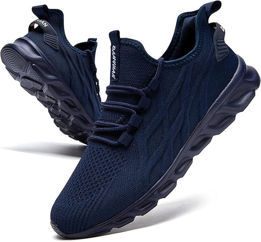 ZGPWZWL Mens Running Shoes Sneakers for Men Tennis Gym Athletic Lightweight Walking Comfortable Workout Sports Shoes