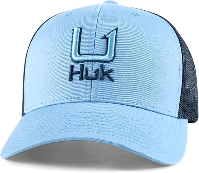 HUK Men's Trucker, Anti-Glare Snapback Fishing Hat