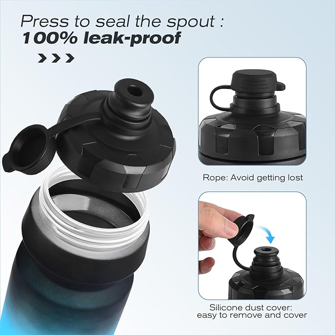 GXCROR Bike Water Bottle Holder with Bottle Combo, Lightweight, Durable & Secure Water Bottle Cage Set, Easy Installation, Fit for Sport Outdoor Cycling, MTB Road