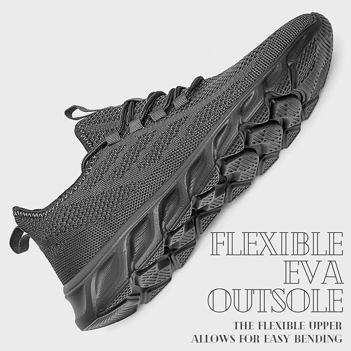 ZGPWZWL Mens Running Shoes Sneakers for Men Tennis Gym Athletic Lightweight Walking Comfortable Workout Sports Shoes