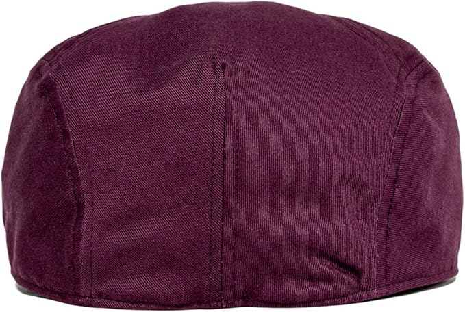 BOTVELA Men Cotton Twill Newsboy Flat Ivy Driving Hat Fitted Cap