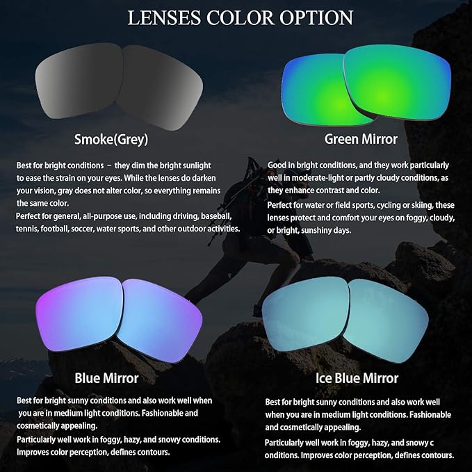DEAFRAIN Polarized Sports Sunglasses for Men Women Driving Fishing Cycling Running UV Protection