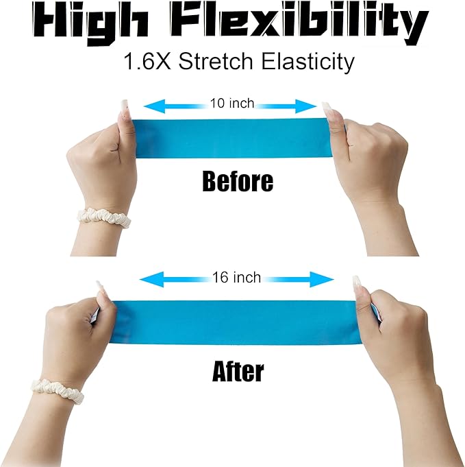 3 Rolls Kinesiology Tape,49.2ft Hypoallergenic Waterproof Kinetic Tape,Athletic Elastic Kneepad Muscle Pain Relief Knee Taping,Running Tennis Football Sports Activities Tapes, Muscle Tape Roll