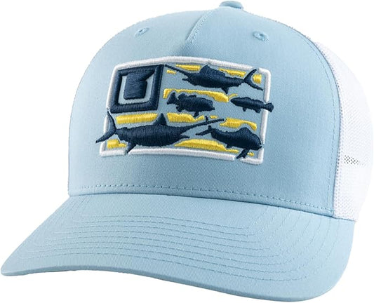 HUK Men's Trucker, Anti-Glare Snapback Fishing Hat