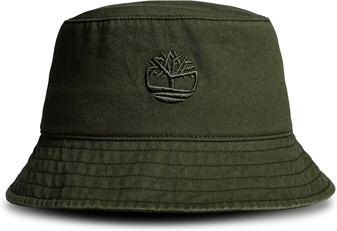 Timberland Mens Bucket Hat, Cotton Twill, Soft Brushed Finish, Packable Sun Hat