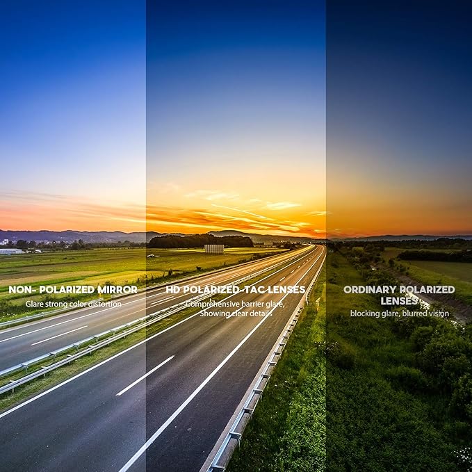 BEACOOL Polarized Sports Sunglasses for Men Women Youth Baseball Cycling Running Driving Fishing Golf Motorcycle TAC Glasses