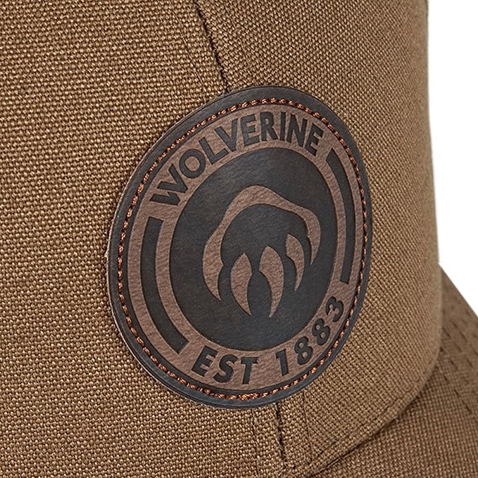 Wolverine Trucker Hat | Mesh Back | Snapback | Adjustable | Rugged | Durable | Workwear