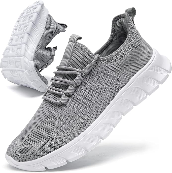 ZGPWZWL Mens Running Shoes Sneakers for Men Tennis Gym Athletic Lightweight Walking Comfortable Workout Sports Shoes