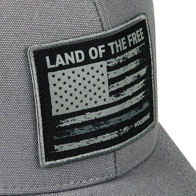 Wolverine America Hat | Adjustable | Flag | Patriot | Ballcap | Durable | American | USA