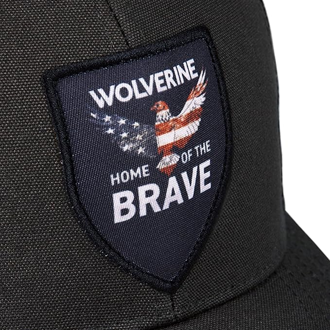 Wolverine America Hat | Adjustable | Flag | Patriot | Ballcap | Durable | American | USA