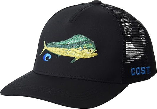 Costa Del Mar mens Stitched Trucker Dorado Hat