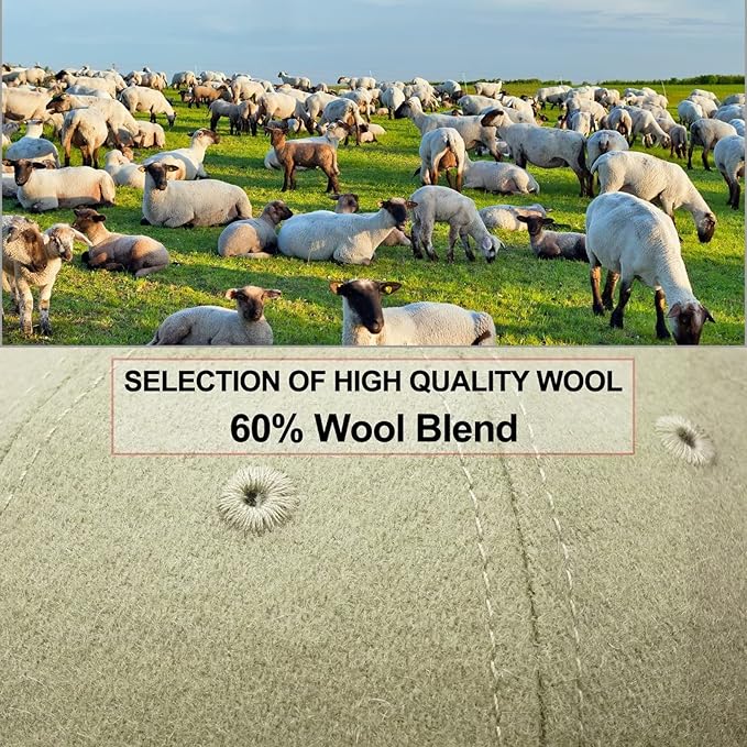 GADIEMKENSD Unstructured Wool Baseball Caps Winter Warm Hat Adjustable