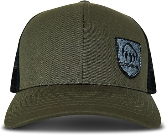 Wolverine Trucker Hat | Mesh Back | Snapback | Adjustable | Rugged | Durable | Workwear