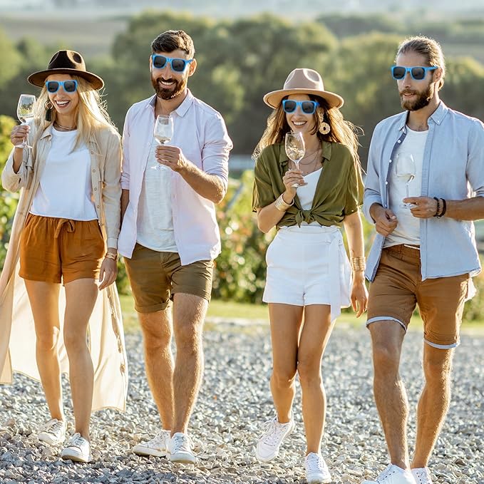 ASTARON Black Sunglasses Bulk, 6/12/24/48 Pack Sunglasses Party Favors for Summer Beach Pool Birthday Wedding Party Supplies