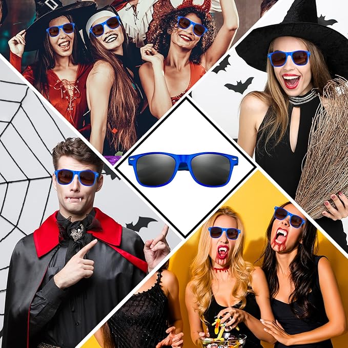 ASTARON Black Sunglasses Bulk, 6/12/24/48 Pack Sunglasses Party Favors for Summer Beach Pool Birthday Wedding Party Supplies