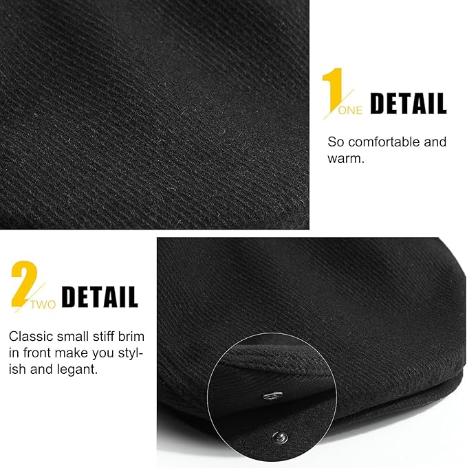 Sumolux Mens Newsboy Hat Flat Cap Gatsby Newsboy Lvy Irish Hats Driving Cabbie Hunting Cap