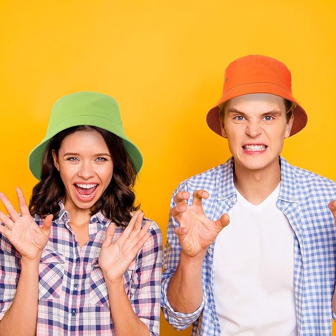 4 Pieces Bucket Hat Sun Packable Travel Beach Fishing Hat for Men Women