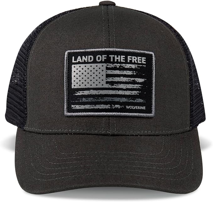 Wolverine America Hat | Adjustable | Flag | Patriot | Ballcap | Durable | American | USA