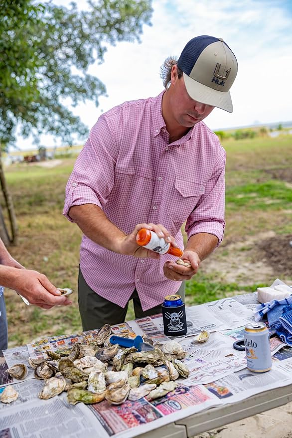 HUK Men's Trucker, Anti-Glare Snapback Fishing Hat