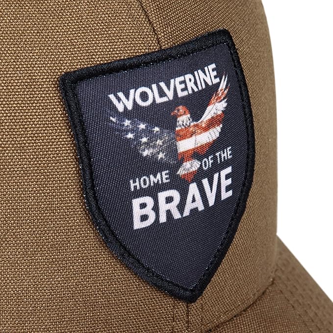Wolverine America Hat | Adjustable | Flag | Patriot | Ballcap | Durable | American | USA