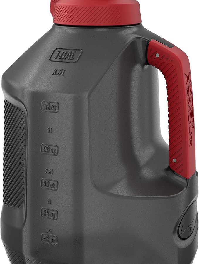 Under Armour 1 Gallon Water Bottle, Large Sports Jug, Durable, Gym Water Bottles for Men and Women, Football, Basketball