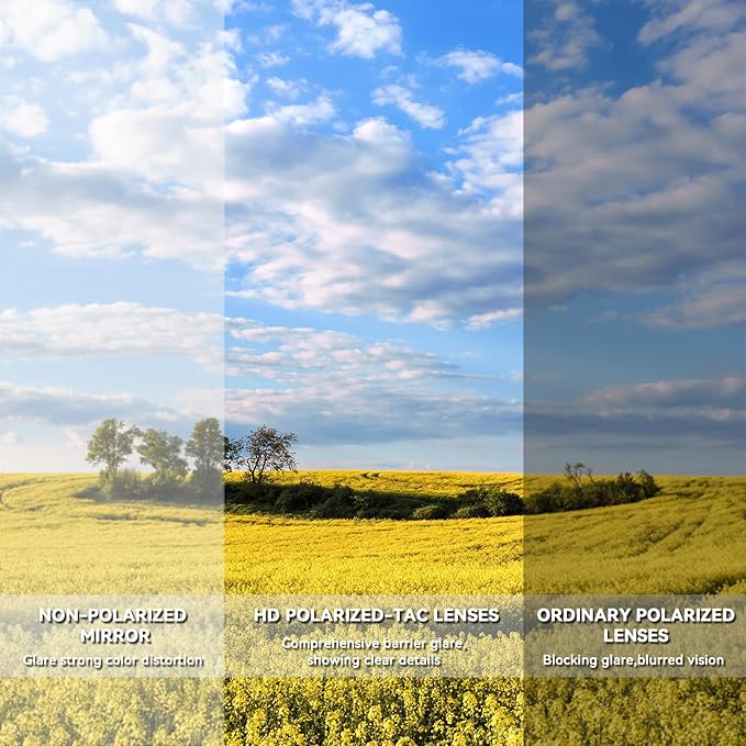 BEACOOL Polarized Sports Sunglasses for Men Women Youth Baseball Cycling Running Driving Fishing Golf Motorcycle TAC Glasses