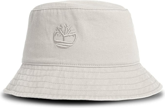 Timberland Mens Bucket Hat, Cotton Twill, Soft Brushed Finish, Packable Sun Hat