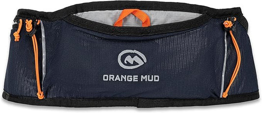 Orange Mud Gearhead Running Belt – Ultra-Light No-Bounce Running Waist Pack with Dual Zippered Pockets, Adjustable Fit, Breathable Mesh, Reflective Trim
