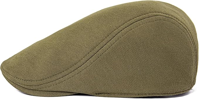 VOBOOM Men's Cotton Flat Ivy Gatsby Newsboy Driving Hat Cap