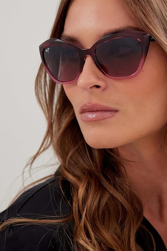 Maui Jim Polarized Women's Lotus Cat Eye Sunglasses
