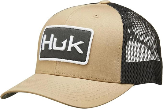 HUK Men's Trucker, Anti-Glare Snapback Fishing Hat