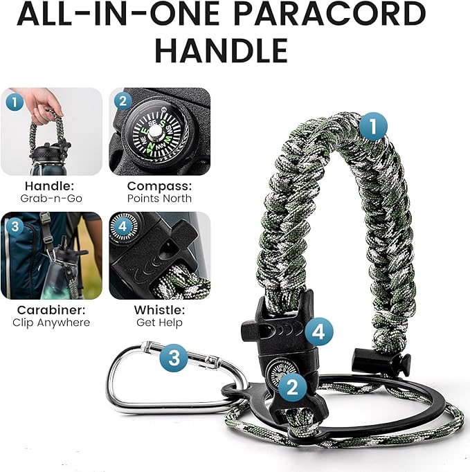 40oz Insulated Water Bottle, Triple Wall Vacuum Stainless Steel Water Bottles - Keeps Cold 48H, Reusable Metal water flask Jug for Gym, Sports, Camping, Hiking,Travel, Aurora-Green