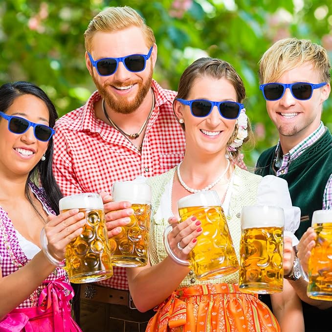 ASTARON Black Sunglasses Bulk, 6/12/24/48 Pack Sunglasses Party Favors for Summer Beach Pool Birthday Wedding Party Supplies