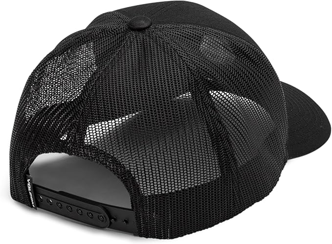 Volcom Men's Full Stone Cheese Trucker Hat, Black