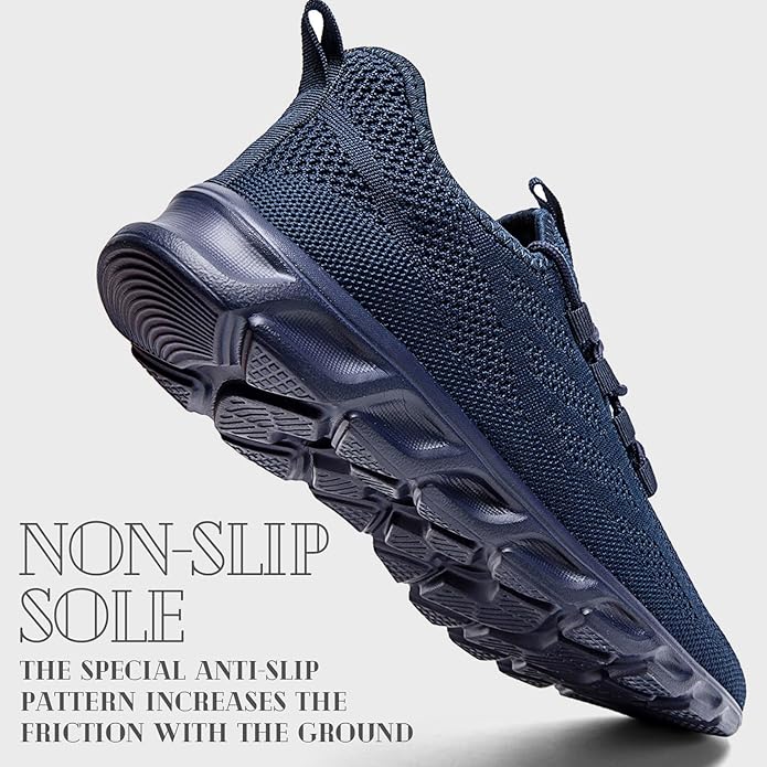 ZGPWZWL Mens Running Shoes Sneakers for Men Tennis Gym Athletic Lightweight Walking Comfortable Workout Sports Shoes