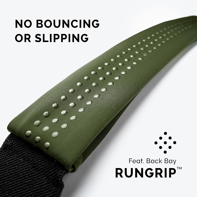 Back Bay Slim Running Belt for Women & Men [Fits ALL Phones], Runners Fanny Pack for Men, Money Belt, Running Gear Gift, Waist Bag Workout Gear, iPhone Runner's Phone Holder Waist Pack