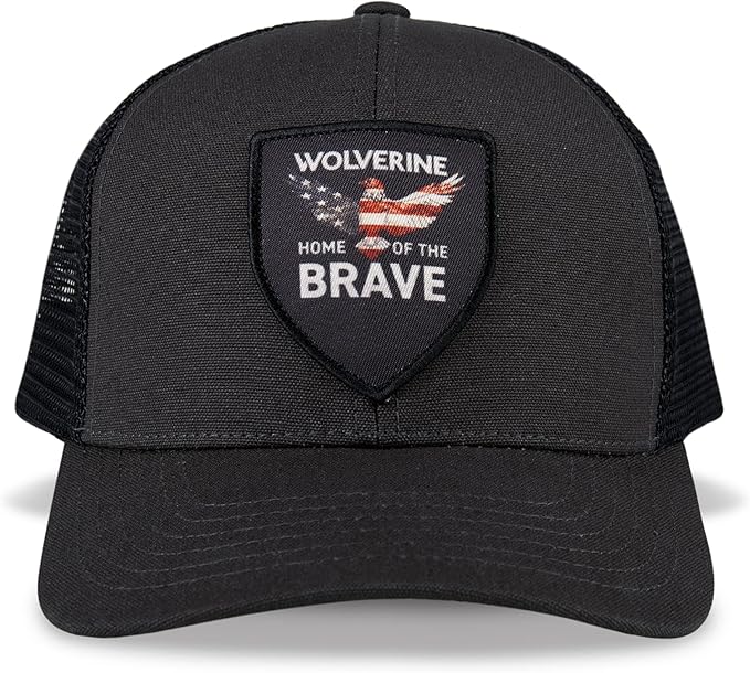 Wolverine America Hat | Adjustable | Flag | Patriot | Ballcap | Durable | American | USA