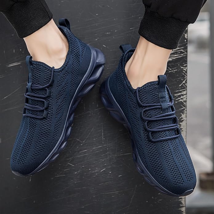 ZGPWZWL Mens Running Shoes Sneakers for Men Tennis Gym Athletic Lightweight Walking Comfortable Workout Sports Shoes